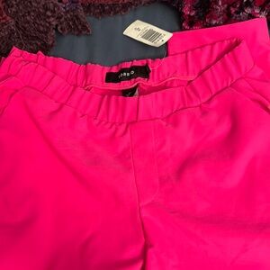 Relaxed pull on taper pink pants from torrid